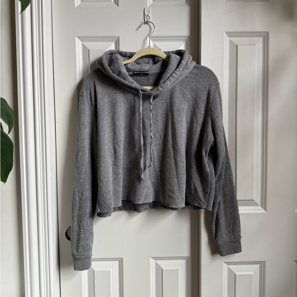 Brandy Melville Cozy Hoodie - Gray